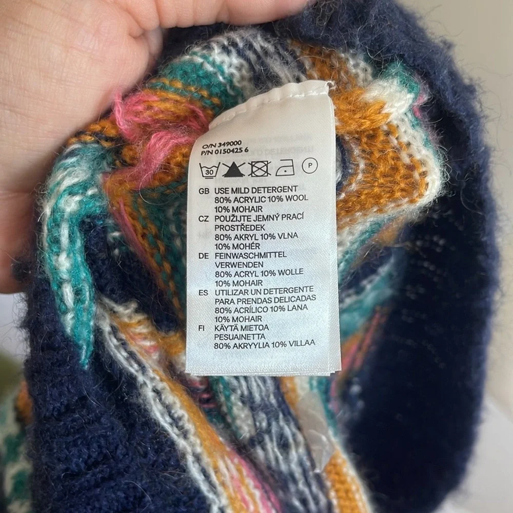 Colorful Mickey Mouse Sweater Size 12 - Picture 6 of 6